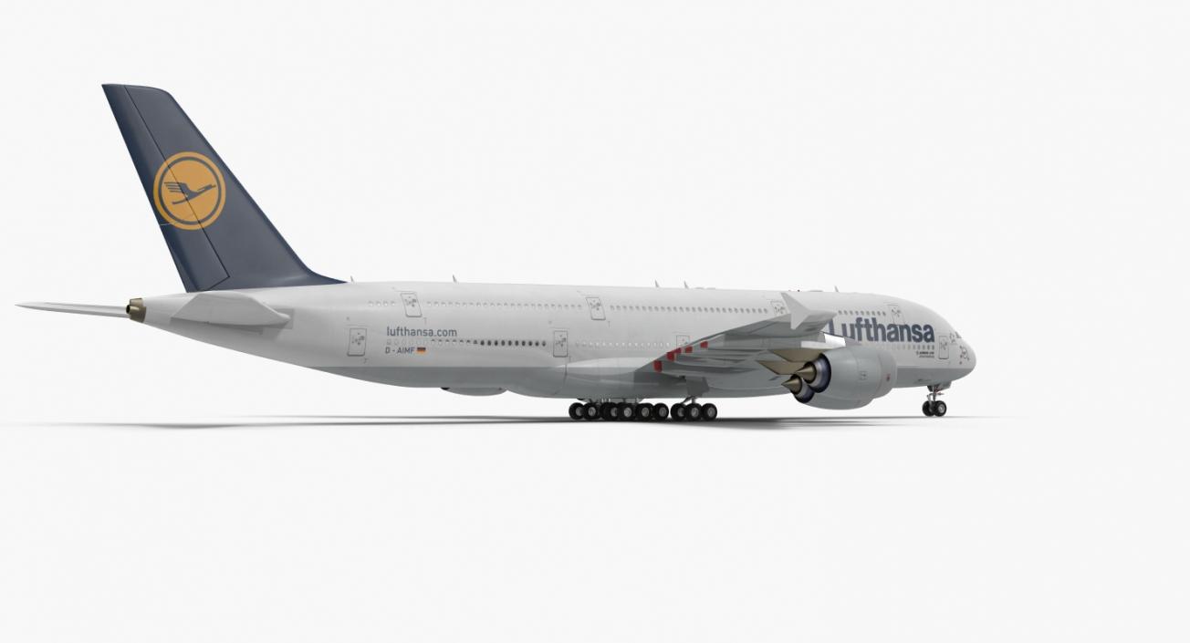 Airbus A380-1000 Air France 3D